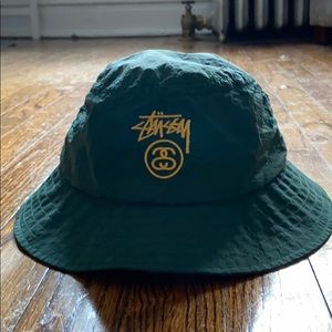 Stussy Green Bucket Hat S/M
